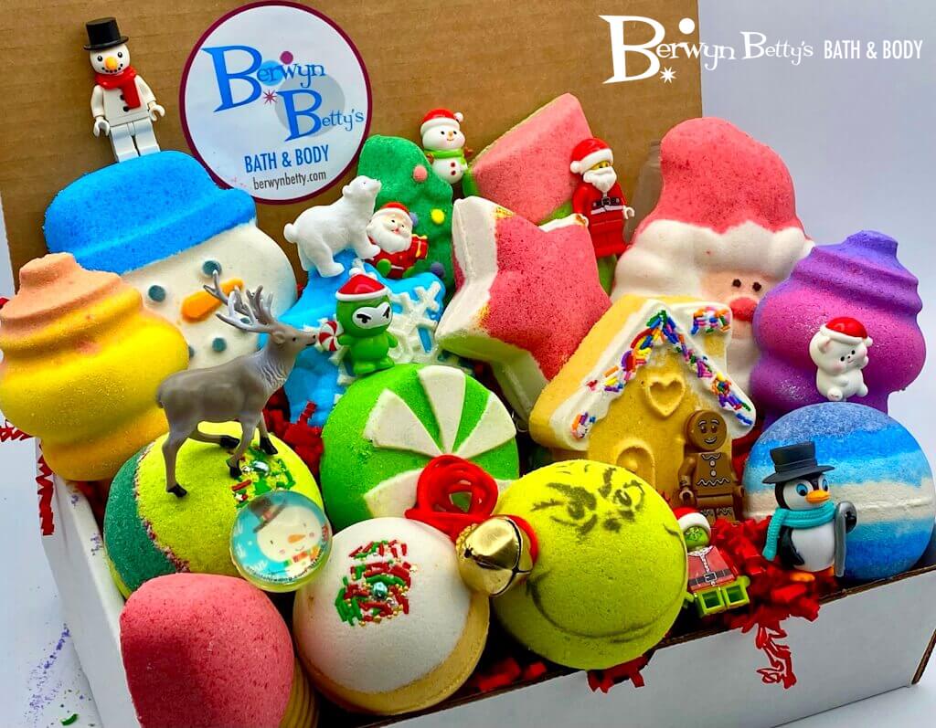 Christmas Bath Bomb Gift Boxes