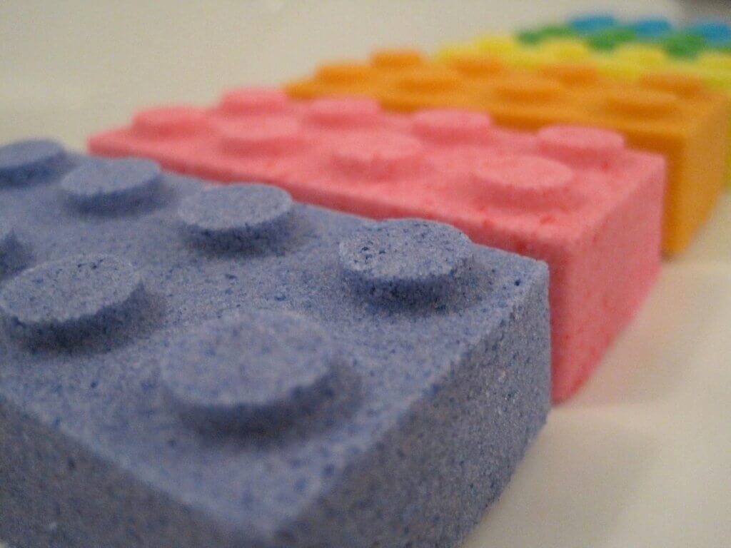 Blocks Bath Bombs Party Pack (with Toys Inside) - 6 ct - Berwyn Betty's Bath & Body Shop