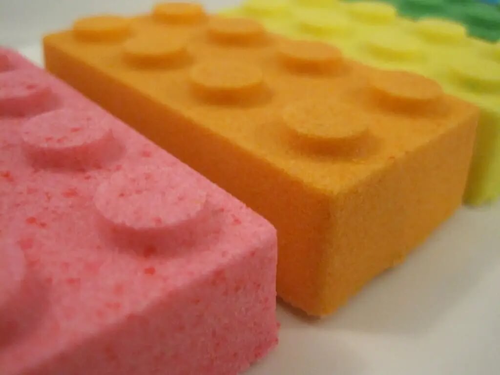 Blocks Bath Bombs Party Pack (with Toys Inside) - 6 ct - Berwyn Betty's Bath & Body Shop