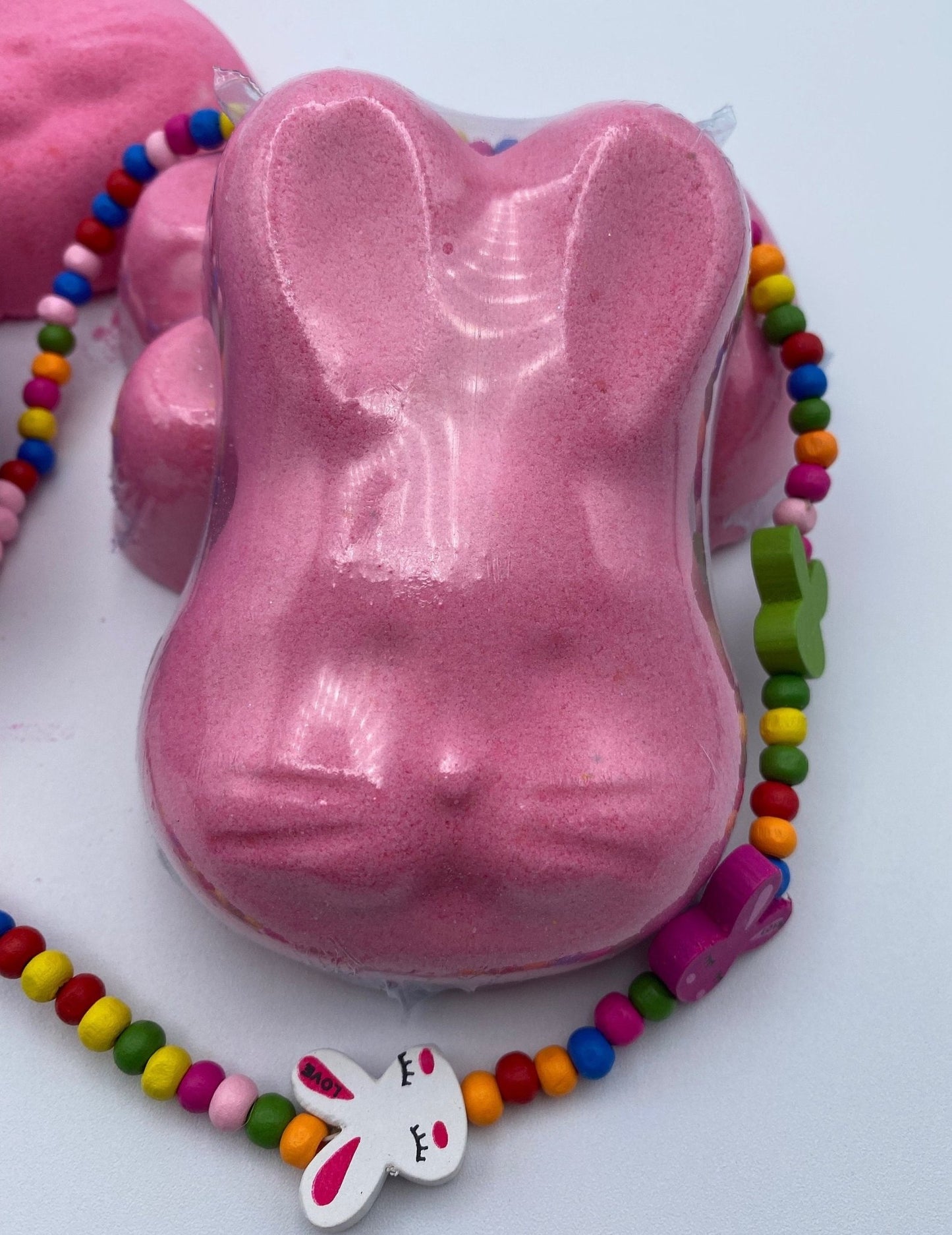 Bunny and Egg Bath Bombs with Toy Jewelry Inside - Berwyn Betty's Bath & Body Shop