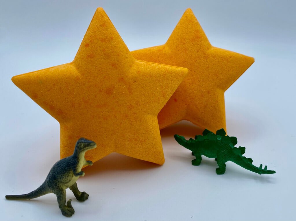 Dino Star Bath Bombs Party Pack (with Toys Inside) - 6 ct - Berwyn Betty's Bath & Body Shop