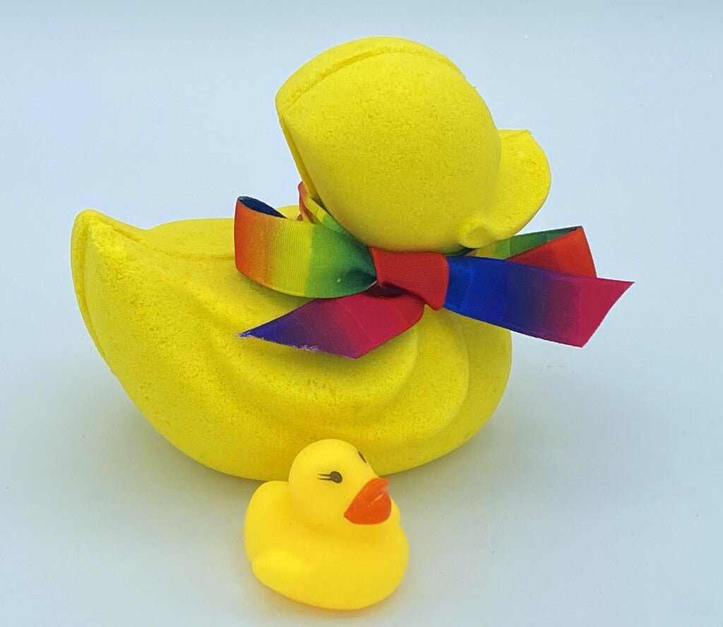 Duck Bath Bomb with Rubber Duck Toy Inside LARGE
