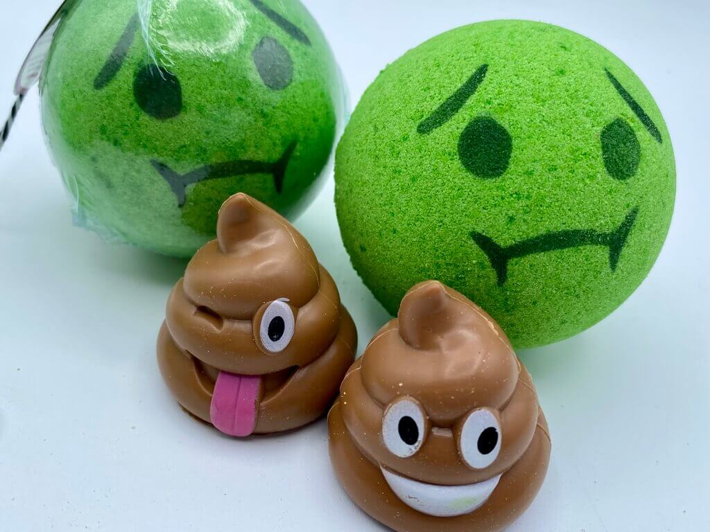 Emoji Bath Bombs Party Pack (with Toys Inside) - 6 ct - Berwyn Betty's Bath & Body Shop