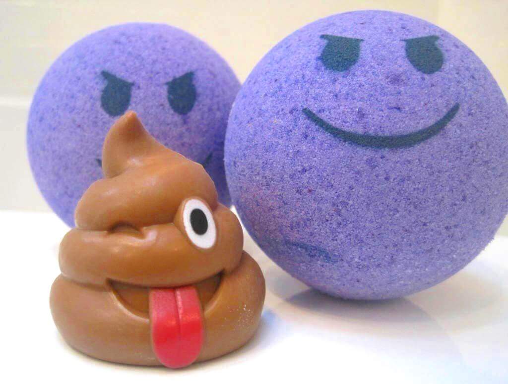 Emoji Bath Bombs Party Pack (with Toys Inside) - 6 ct - Berwyn Betty's Bath & Body Shop