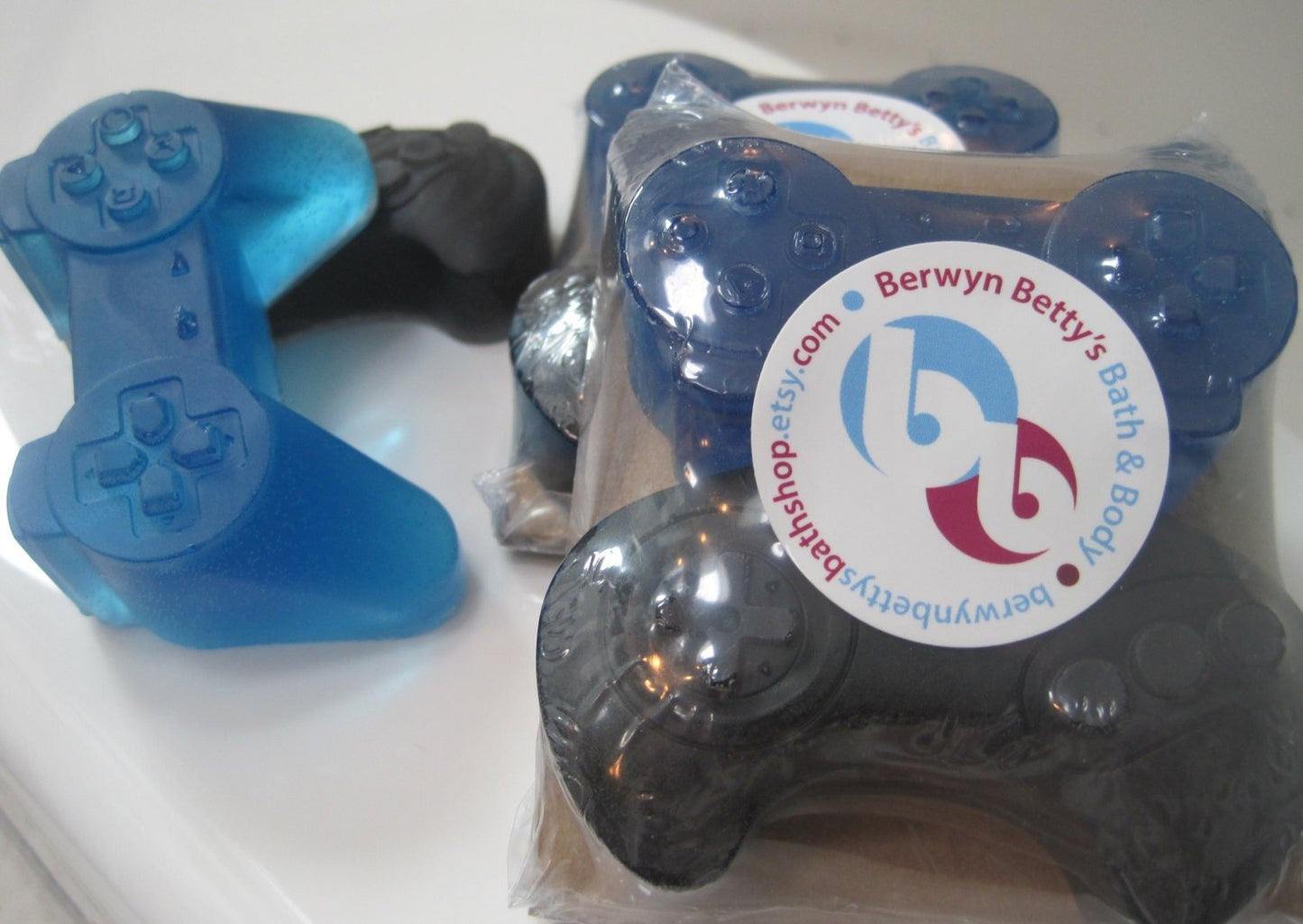 Gaming Controllers Glycerin Soaps - 2 ct - Berwyn Betty's Bath & Body Shop