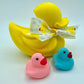Gender Reveal Duck Bath Bomb with Gender Reveal Toy Duck Inside - Berwyn Betty's Bath & Body Shop