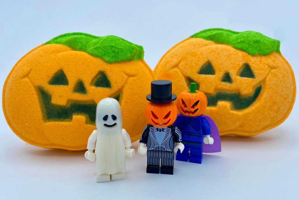 Halloween Bath Bombs Gift Box with Holiday Themed Bombs - 5 ct - Berwyn Betty's Bath & Body Shop