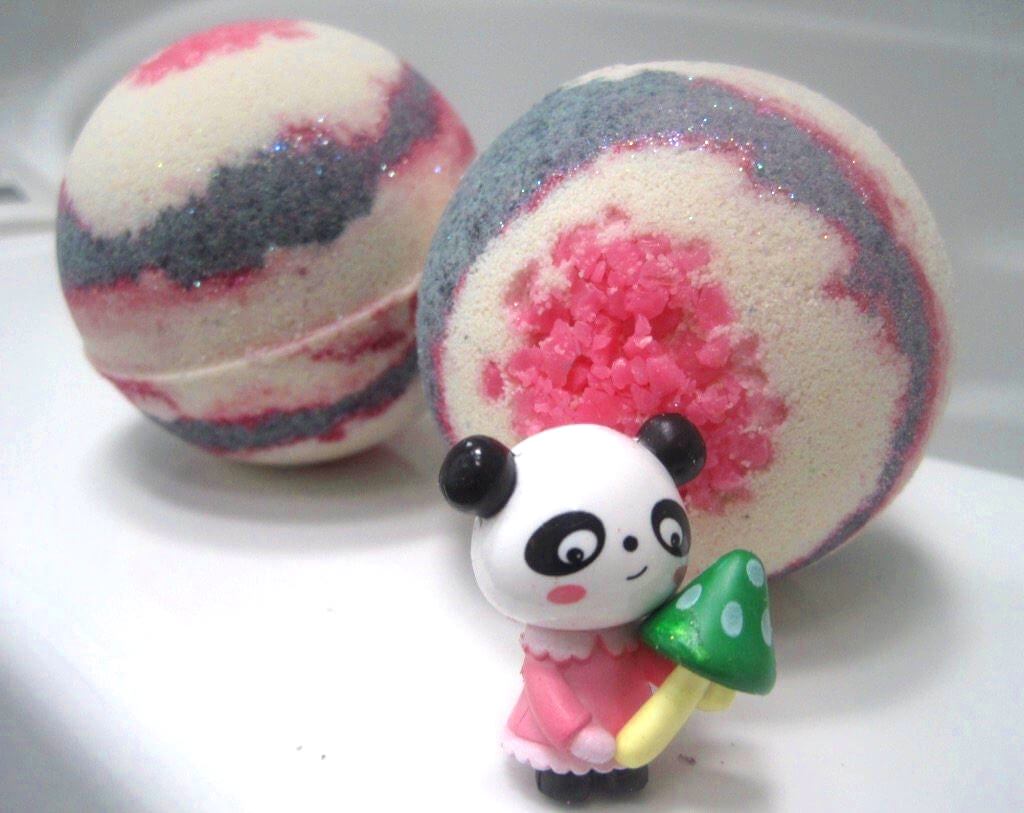 Panda Bath Bombs Party Pack (with Toys Inside) - 6 ct - Berwyn Betty's Bath & Body Shop
