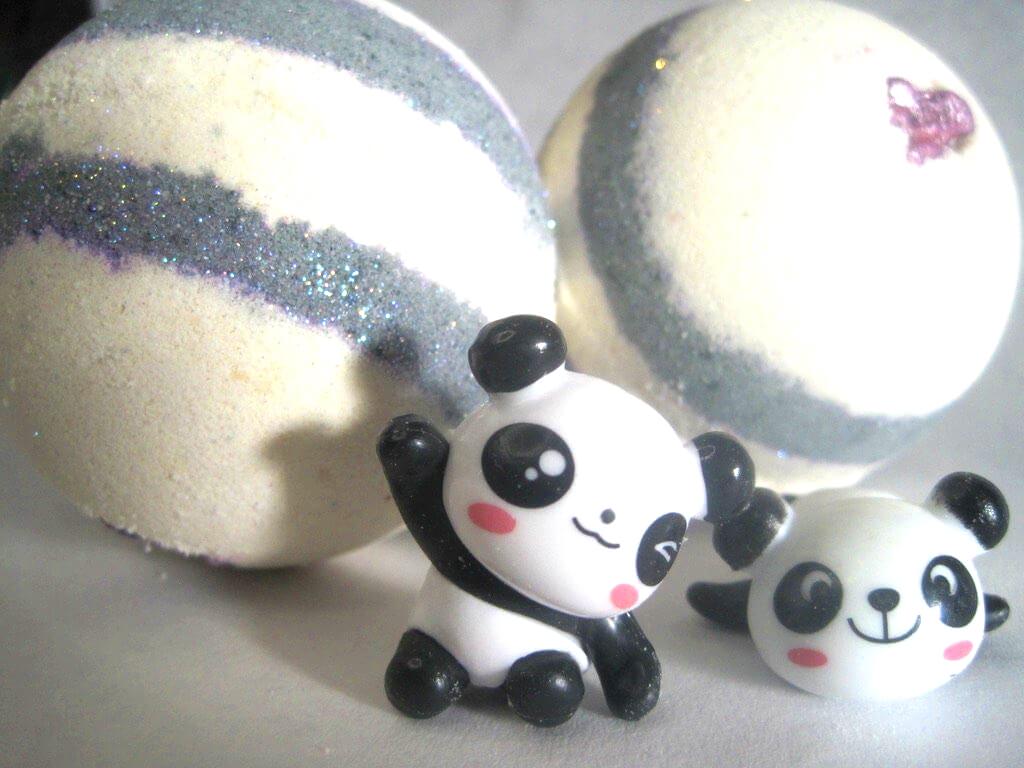 Panda Bath Bombs Party Pack (with Toys Inside) - 6 ct - Berwyn Betty's Bath & Body Shop
