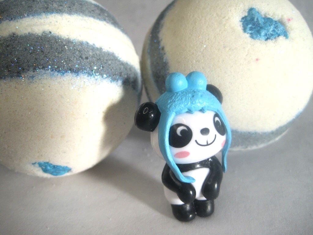 Panda Bath Bombs Party Pack (with Toys Inside) - 6 ct - Berwyn Betty's Bath & Body Shop