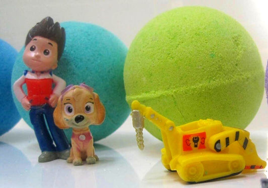 Paw Patrol Bath Bomb with Toy Inside - Berwyn Betty's Bath & Body Shop