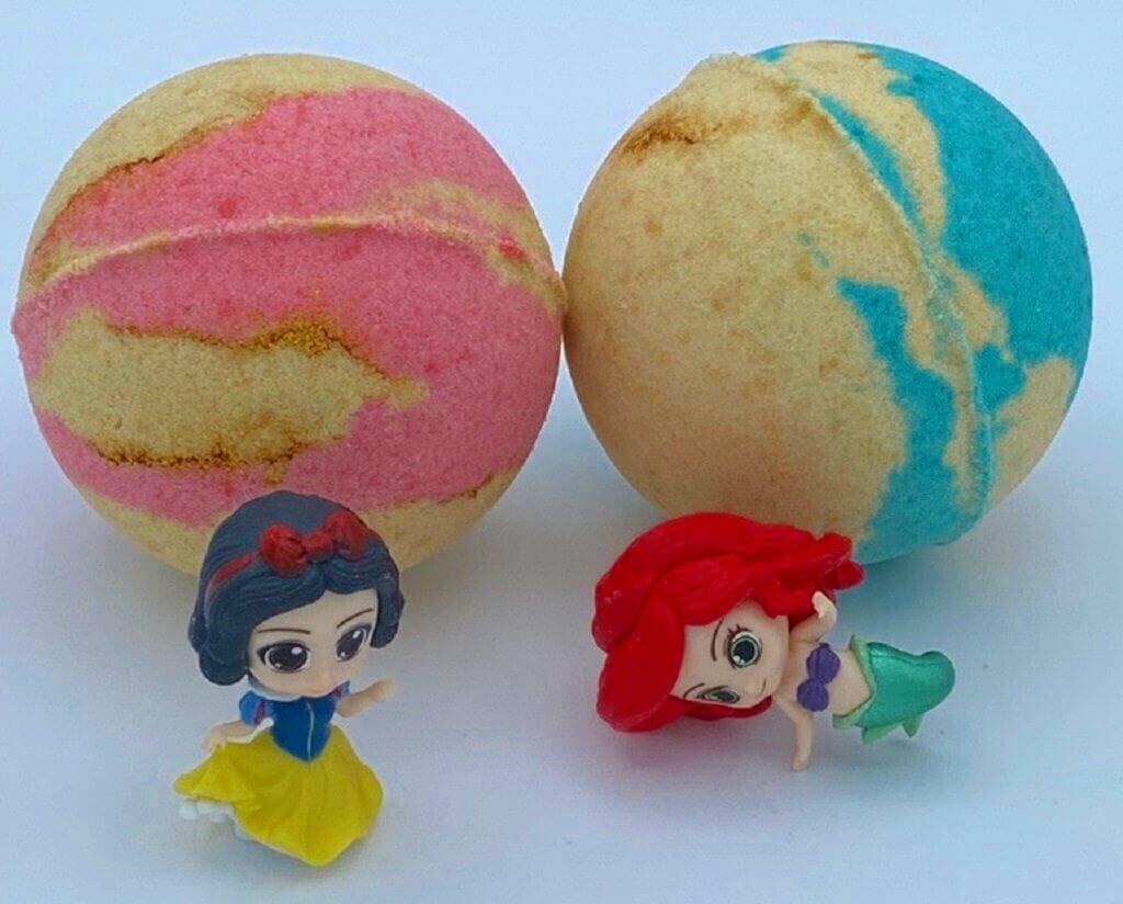Princess Bath Bombs Party Pack (with Toys Inside) - 6 ct - Berwyn Betty's Bath & Body Shop