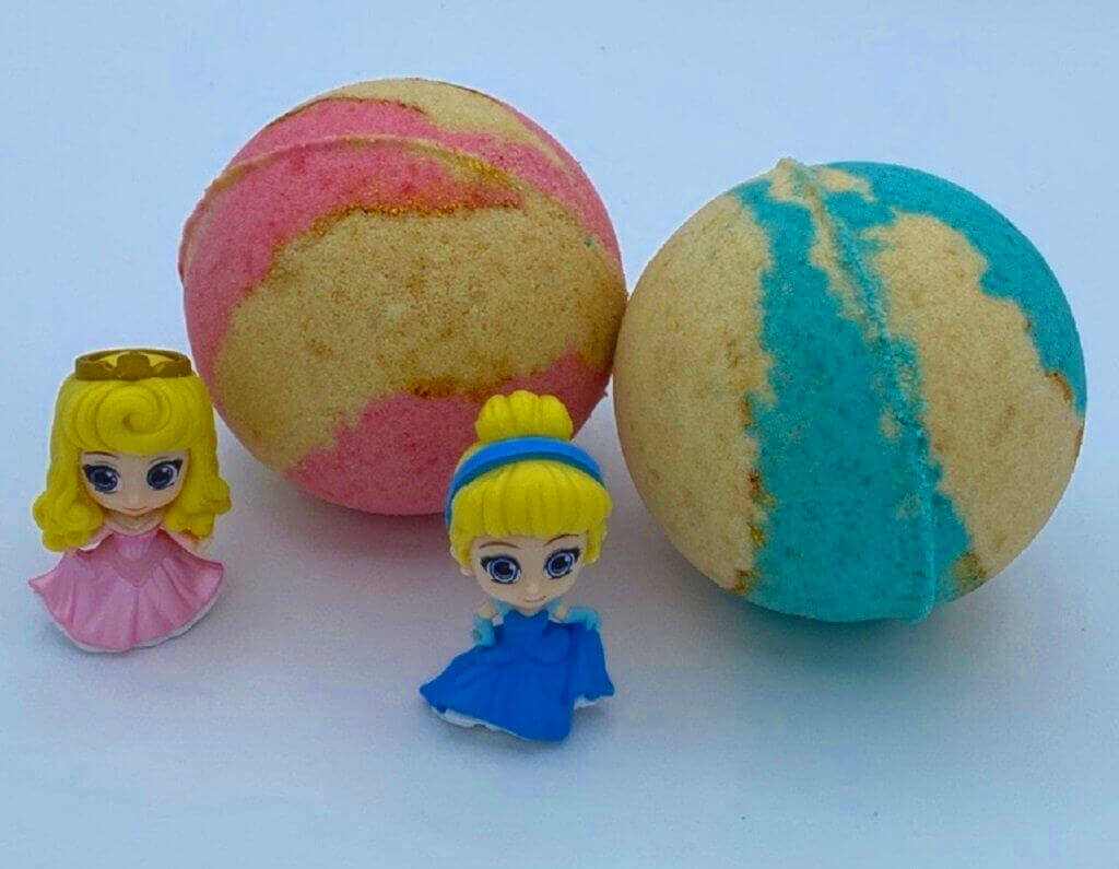 Princess Bath Bombs Party Pack (with Toys Inside) - 6 ct - Berwyn Betty's Bath & Body Shop