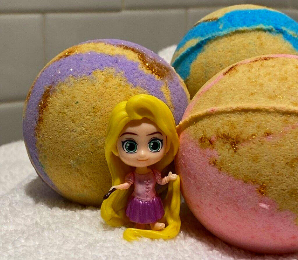 Princess Bath Bombs Party Pack (with Toys Inside) - 6 ct - Berwyn Betty's Bath & Body Shop