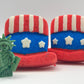 15% OFF Memorial Day Weekend: Uncle Sam’s Hat Kids Bath Bomb with Statue of Liberty Minifigure Toy Inside - Berwyn Betty's Bath & Body Shop