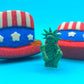 15% OFF Memorial Day Weekend: Uncle Sam’s Hat Kids Bath Bomb with Statue of Liberty Minifigure Toy Inside - Berwyn Betty's Bath & Body Shop