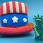 15% OFF Memorial Day Weekend: Uncle Sam’s Hat Kids Bath Bomb with Statue of Liberty Minifigure Toy Inside - Berwyn Betty's Bath & Body Shop