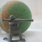 20% OFF Memorial Day Weekend Special! Camouflage Bath Bomb with Soldier Toy Inside - Berwyn Betty's Bath & Body Shop