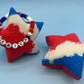 Patriotic America Star Bath Bomb with Toy Bracelet Inside