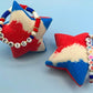 Patriotic America Star Bath Bomb with Toy Bracelet Inside