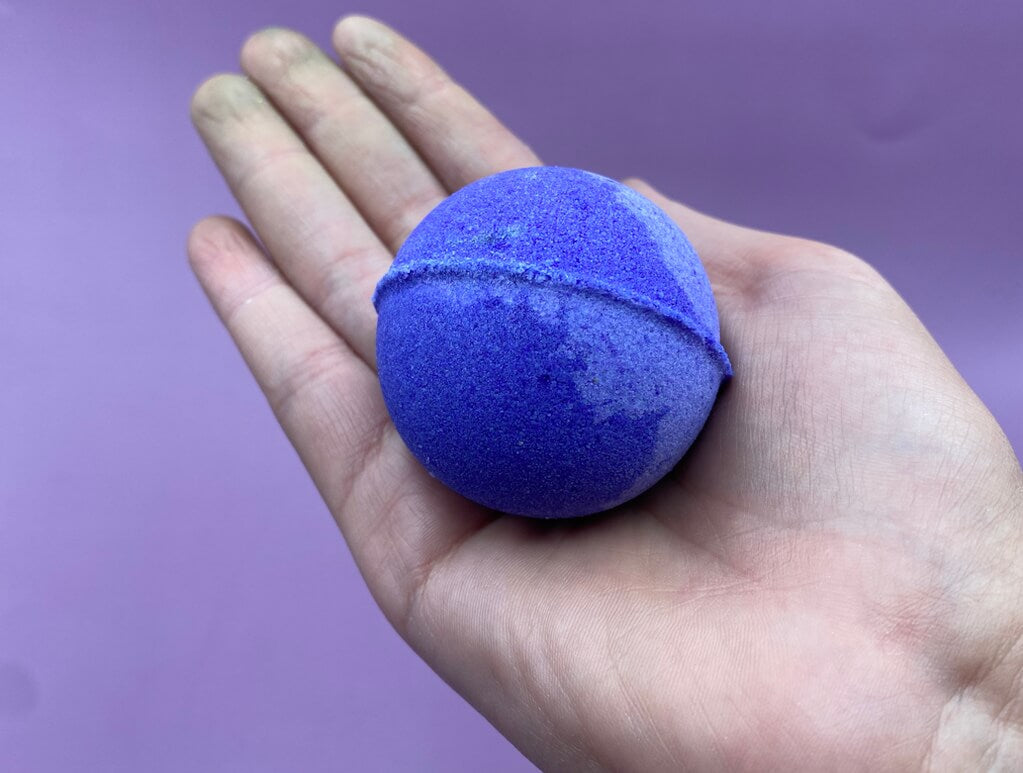 BASICS Kids Bath Bomb with Silly Monster Toy Inside