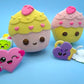 Kawaii Cupcake Kids Bath Bomb with Kawaii Ring Inside