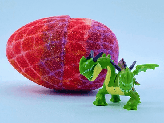 Dragon Egg Kids Bath Bomb with Toy Inside