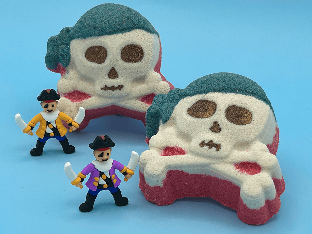 Jolly Roger Kids Bath Bomb with Pirate Toy Insider