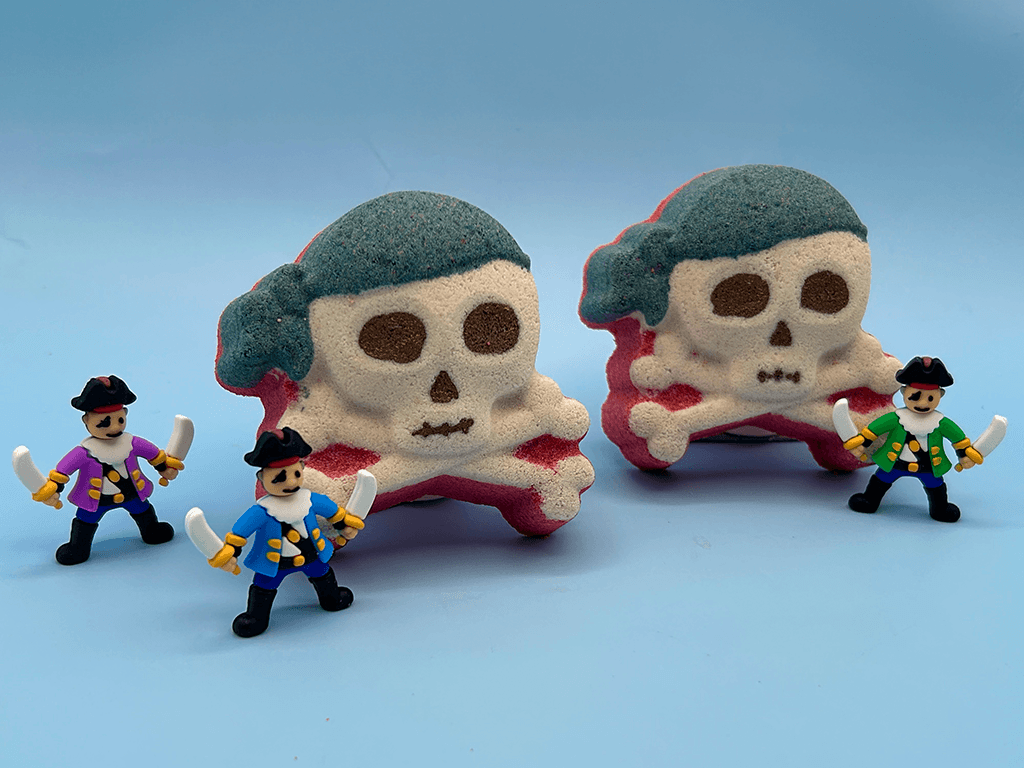Jolly Roger Kids Bath Bomb with Pirate Toy Insider