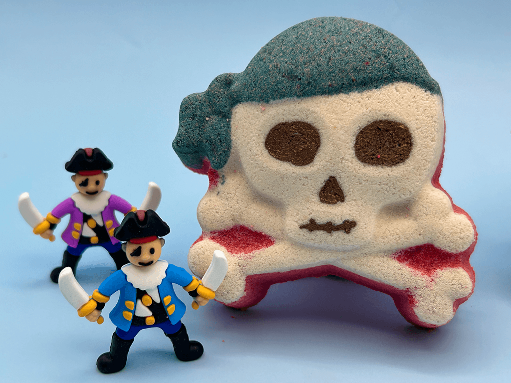 Jolly Roger Kids Bath Bomb with Pirate Toy Insider