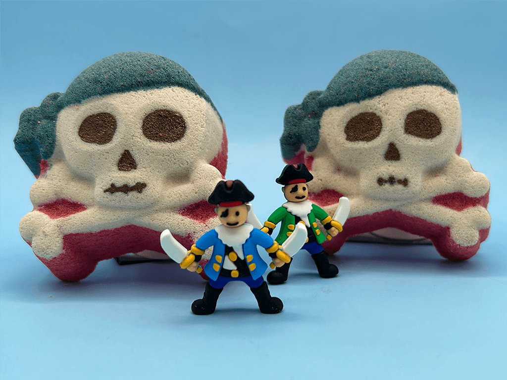 Jolly Roger Kids Bath Bomb with Pirate Toy Insider