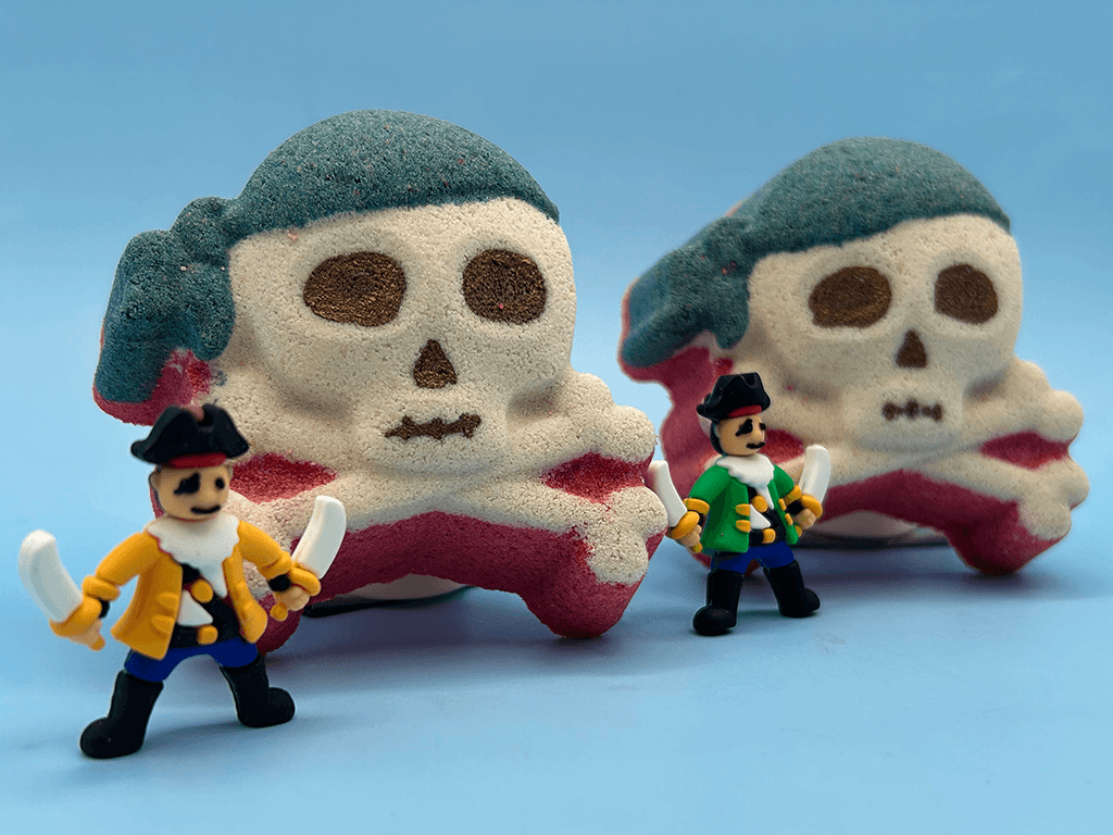Jolly Roger Kids Bath Bomb with Pirate Toy Insider