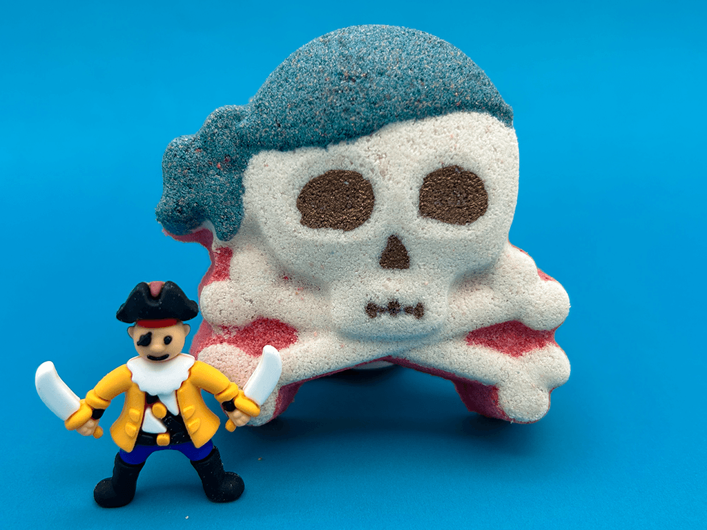 Jolly Roger Kids Bath Bomb with Pirate Toy Insider