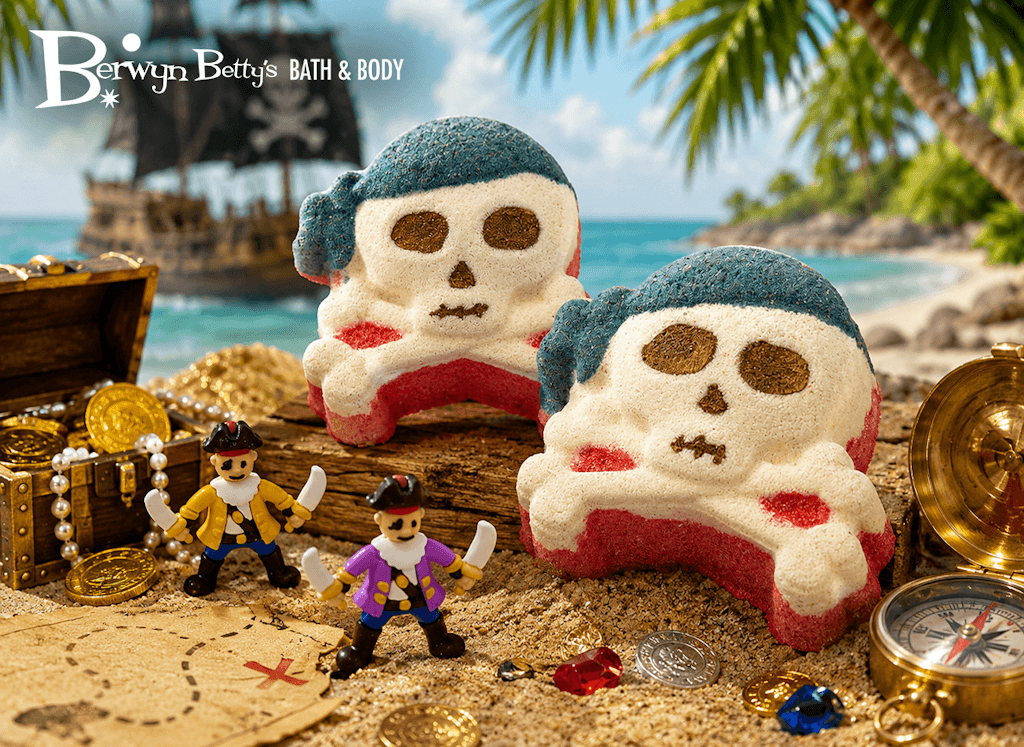Jolly Roger Kids Bath Bomb with Pirate Toy Insider