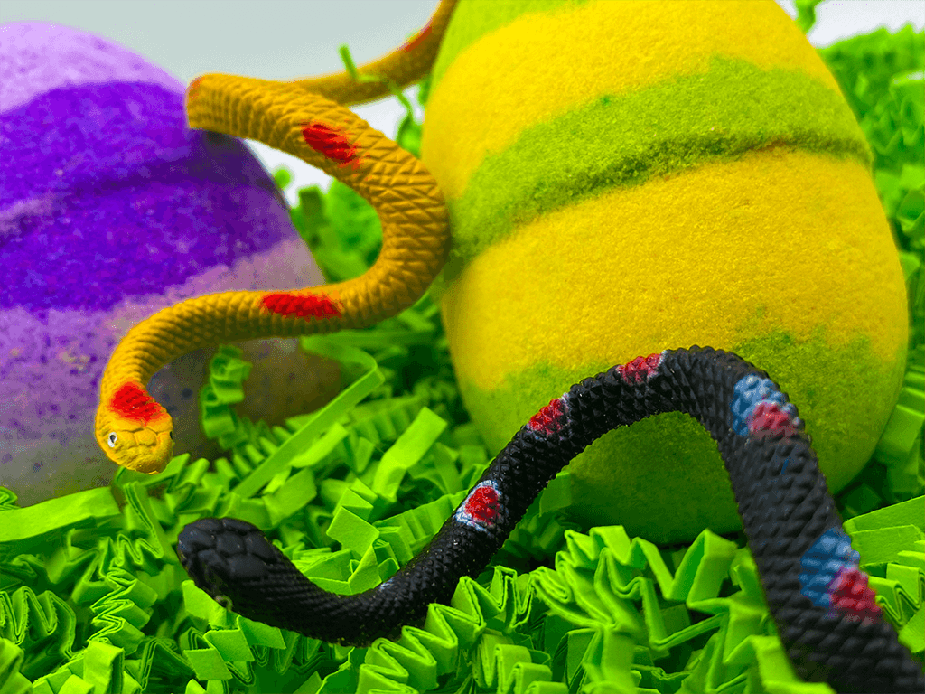 Snake Egg Kids Bath Bomb with Toy Inside