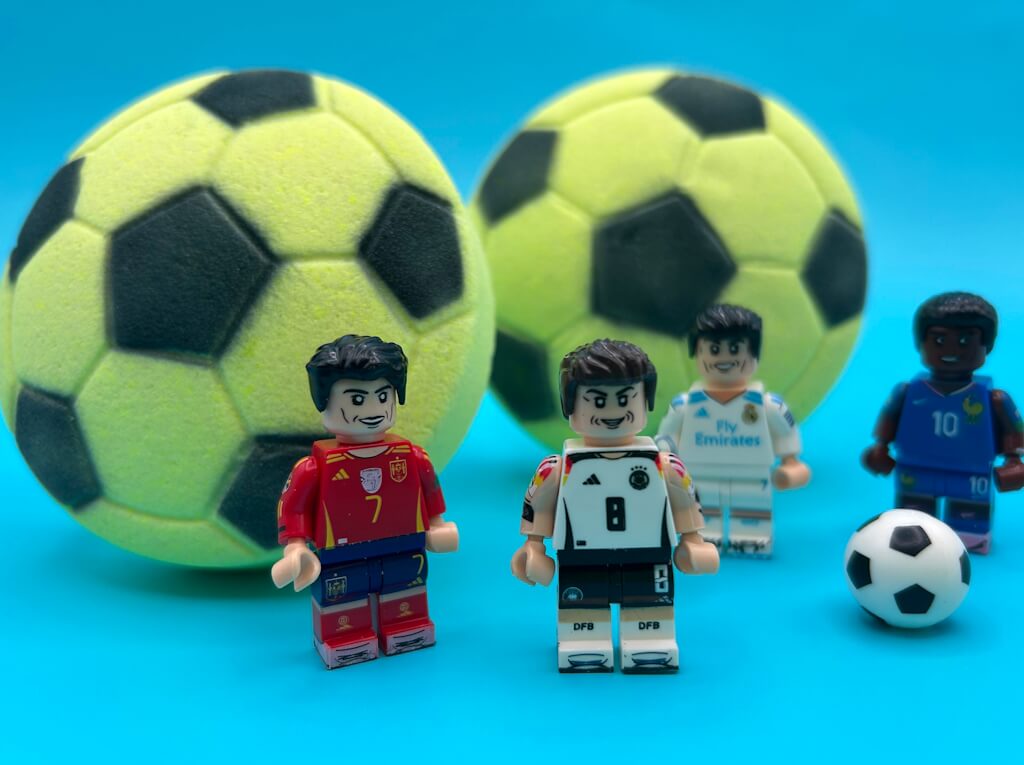 15% OFF Launch Pricing to 05/20! Soccer Ball Surprise Kids Bath Bomb with Professional Soccer Player Minifigure Toy Inside