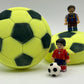 15% OFF Launch Pricing to 05/20! Soccer Ball Surprise Kids Bath Bomb with Professional Soccer Player Minifigure Toy Inside