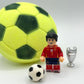 15% OFF Launch Pricing to 05/20! Soccer Ball Surprise Kids Bath Bomb with Professional Soccer Player Minifigure Toy Inside