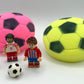 15% OFF Launch Pricing to 05/20! Soccer Ball Surprise Kids Bath Bomb with Professional Soccer Player Minifigure Toy Inside