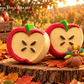 Fall Apple Bath Bomb for Kids with Fall Mochi Fidget Toy Inside