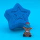 BASICS Patriotic Star Bath Bomb with Patriotic Highland Cow Figure Inside