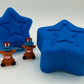BASICS Patriotic Star Bath Bomb with Patriotic Highland Cow Figure Inside