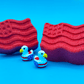 BASICS American Flag Kids Bath Bomb with Patriotic Duck Figure Inside