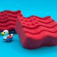 BASICS American Flag Kids Bath Bomb with Patriotic Duck Figure Inside