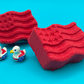 BASICS American Flag Kids Bath Bomb with Patriotic Duck Figure Inside