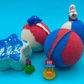 BASICS Patriotic Kids Bath Bomb Gift Bag with Patriotic Toys Inside - 6 ct