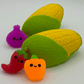 Summer Corn Kids Bath Bomb with Veggie Mochi Inside