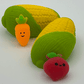 Summer Corn Kids Bath Bomb with Veggie Mochi Inside