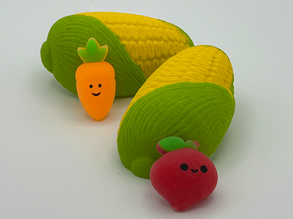 Summer Corn Kids Bath Bomb with Veggie Mochi Inside