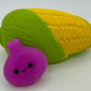 Summer Corn Kids Bath Bomb with Veggie Mochi Inside